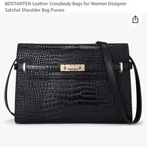 Bostanten leather crossbody bag